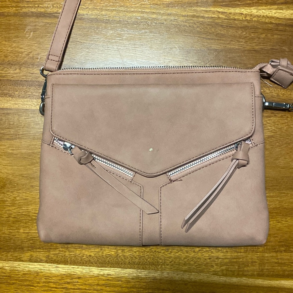 Pink Free People crossbody bag